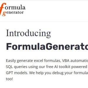 Formula Generator